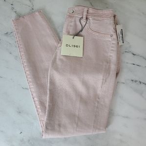 DL1961 Women's Skinny Jeans in Light Pink